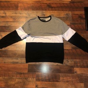 Black white and grey hoodie